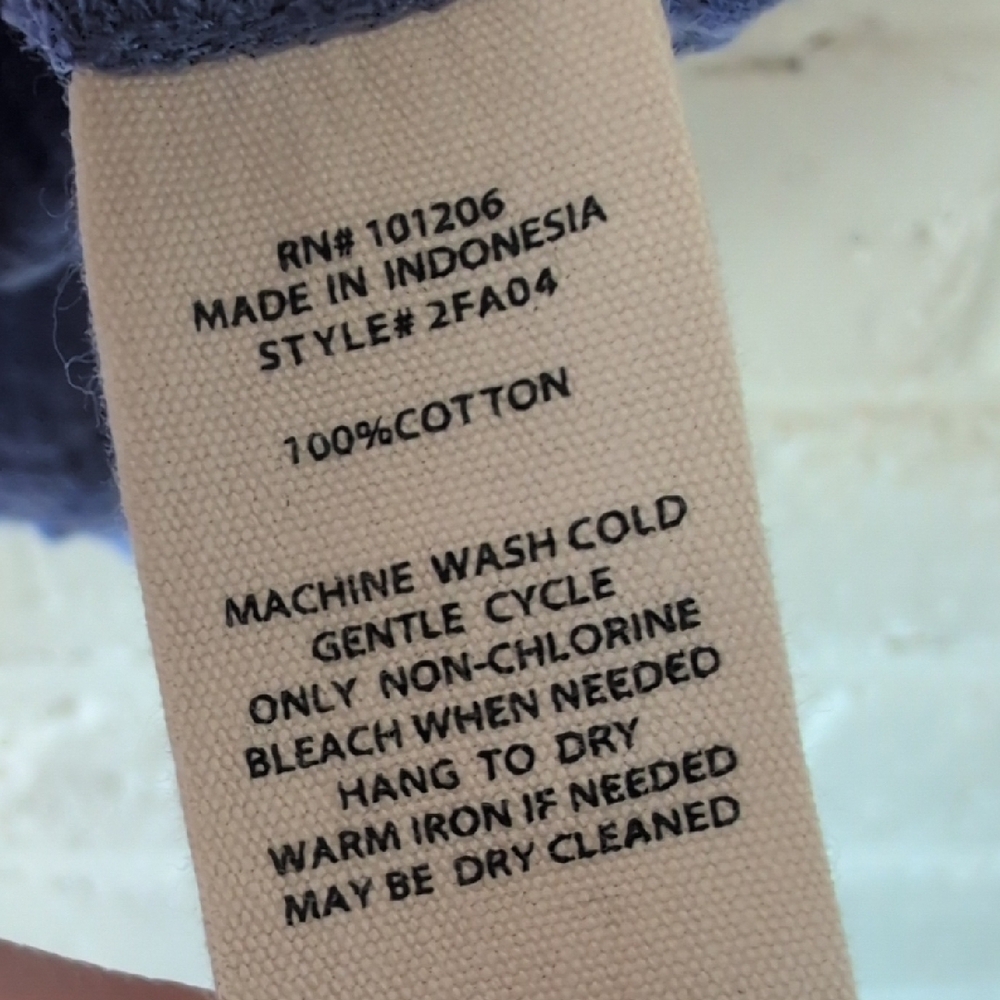 Soft Surroundings Blue Textured Button-Front V-Neck Tunic - Picture 6 of 8